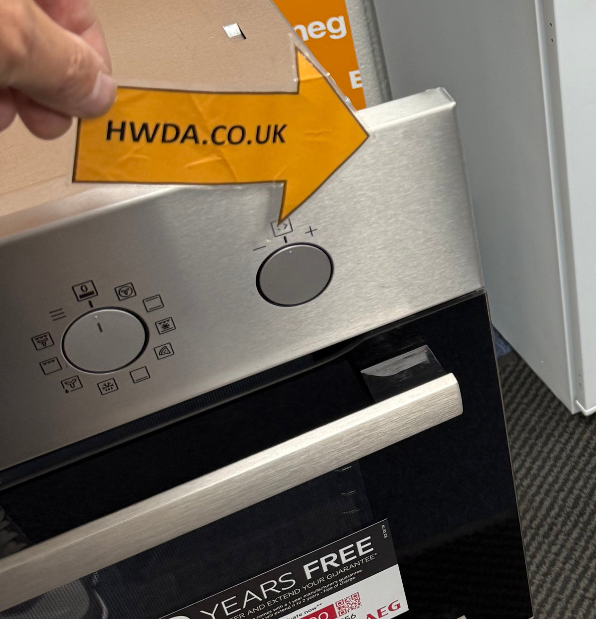 AEG 6000 Series DCB535060M (33) Double Built In Oven in Stainless Steel - A/A Rated - (Ex Display) - HW182533