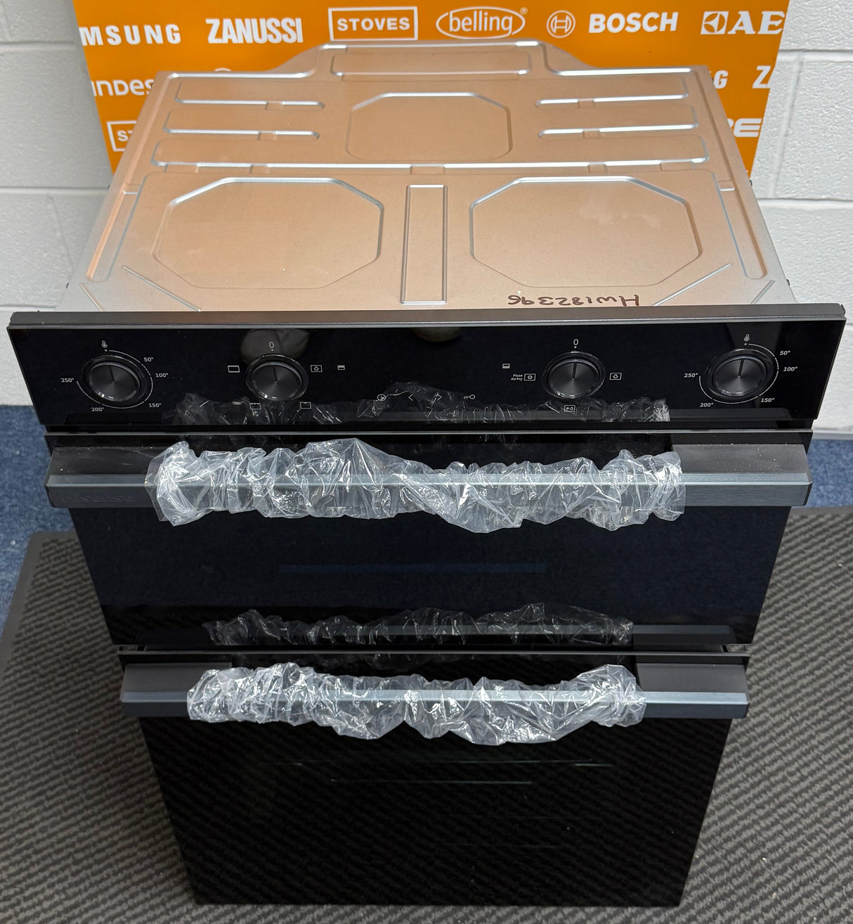 Hisense BID914221ADBG (96) Double Built In Oven In Black - Air Fry - A Rated - (Ex Display) - HW182396