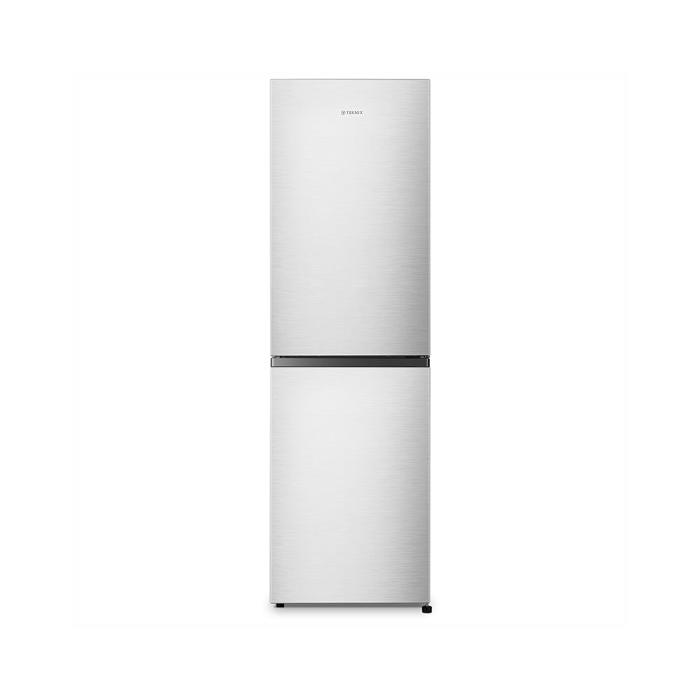 Teknix FFPH1825PX/E 256 Litre Fridge Freezer with Total No Frost in Stainless Steel - POHW0085