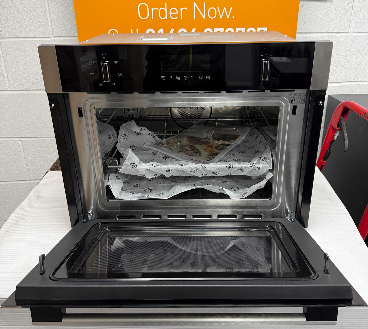 Neff C1AMG84N1B N50 (54) Built-In Combination 900W Microwave Oven in Stainless Steel - (Ex Display) - HW182854