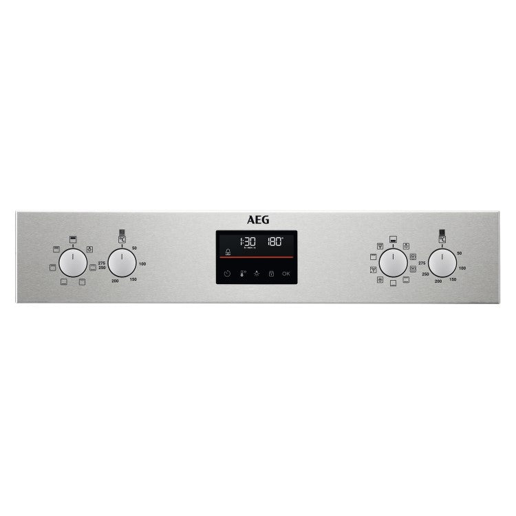 AEG 6000 Series DCB535060M (33) Double Built In Oven in Stainless Steel - A/A Rated - HW182533
