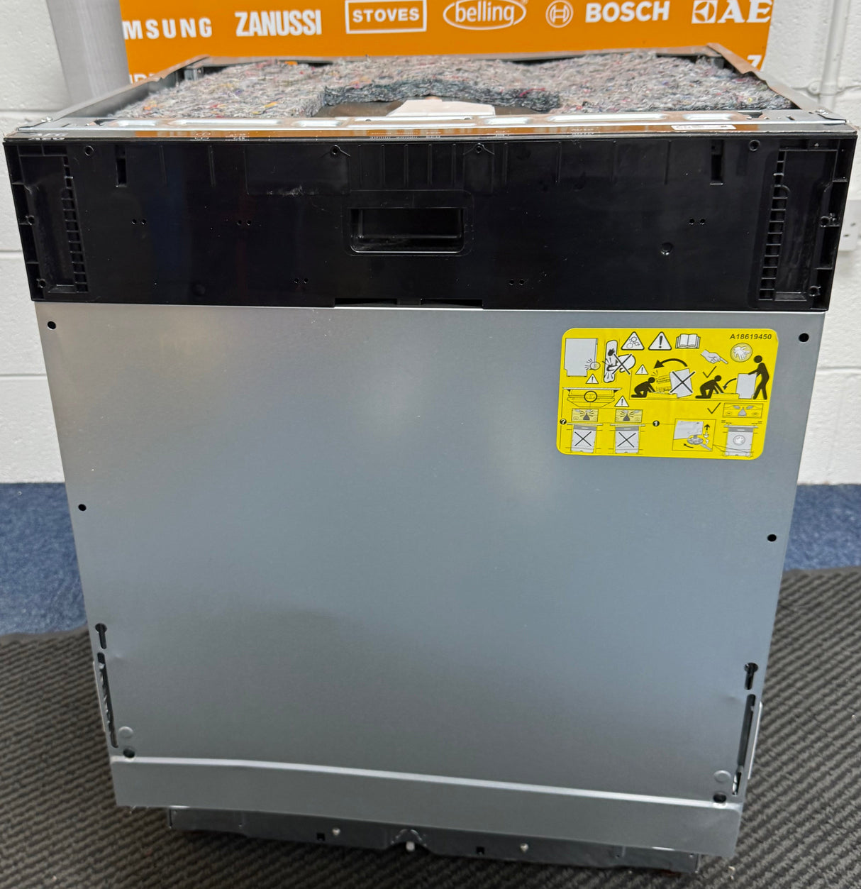 AEG FSB42607Z (83) Air Dry 3000 Fully Integrated Built In Dishwasher - Black Control Panel with Sliding Door Fixing Kit - (Ex Display) - HW182483