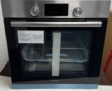 Teknix BITK264GSX 69 Litre Gas Oven with Digital Clock in Stainless Steel - LPG Convertible - POHW0141
