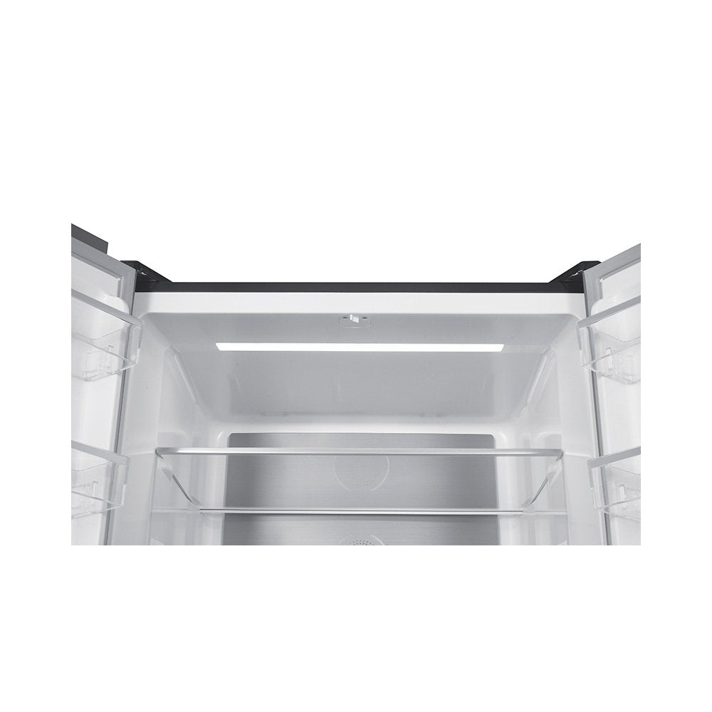 Teknix TMD18079BI 80cm Multi Door Fridge Freezer in Dark Inox - 466 Litres - E Rated