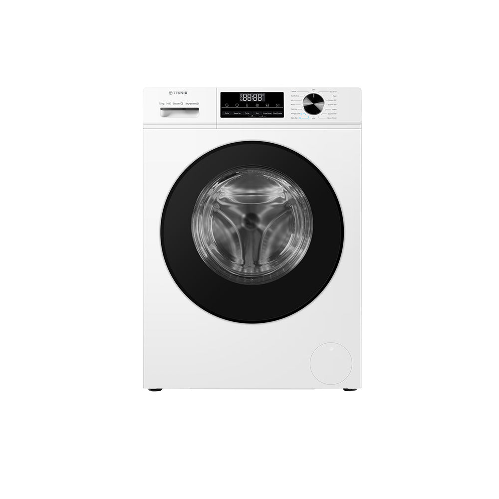 Teknix TK3W1014XW 10KG 1400 Spin Washing Machine in White - A Rated - 3 Year Guarantee - POHW0100