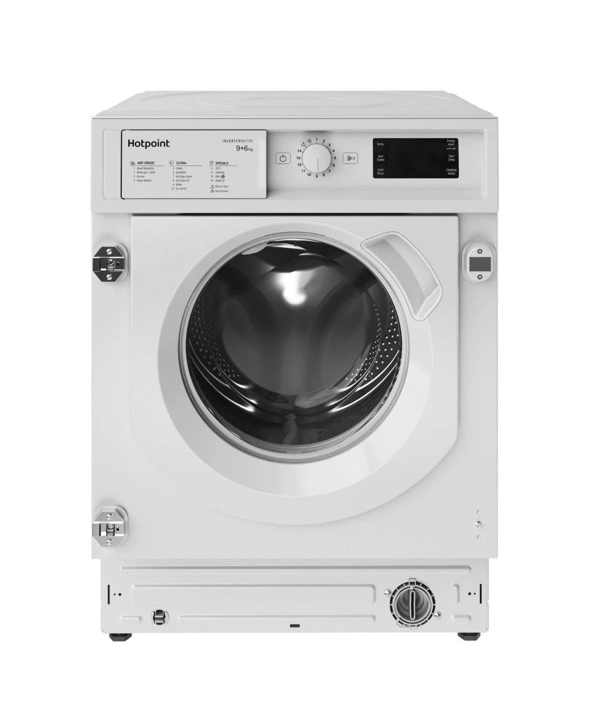 Hotpoint BI WDHG 961485 UK (87) 9KG Wash 6KG Dry Integrated Washer Dryer with Anti-Stain - (Ex Display) - HW182487