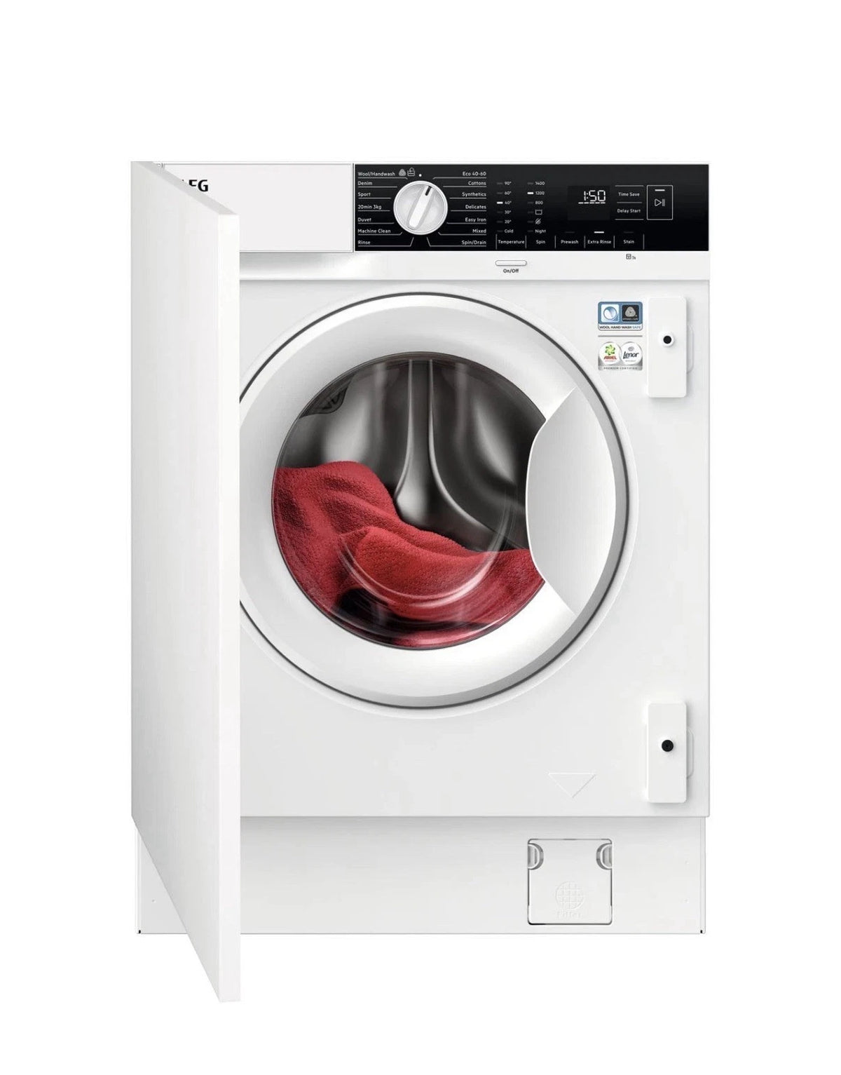AEG LFX6G7434BI (98) 6000 Series ProSense Integrated 7 kg 1400 Spin Washing Machine - B Rated - (Ex Display) - HW182798