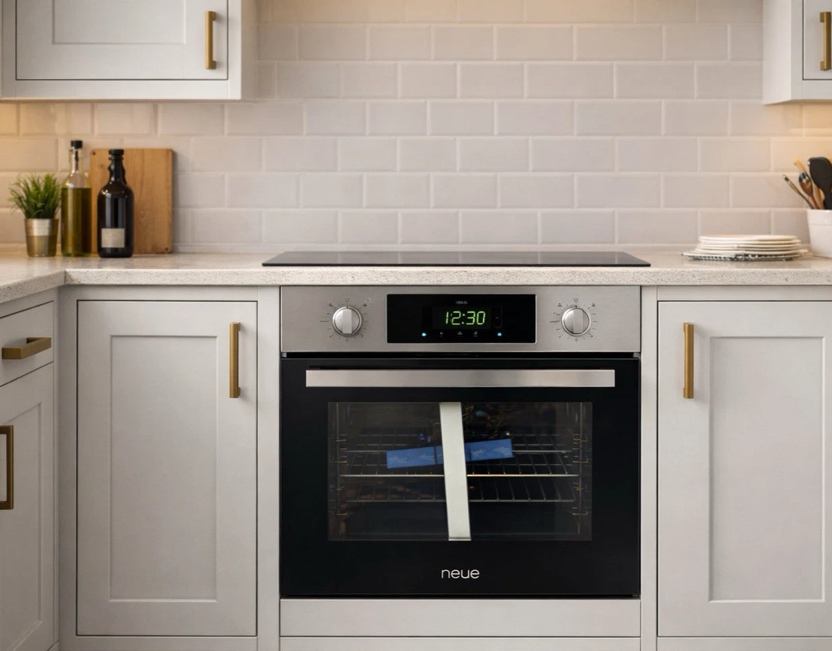 Candy (Neue) FNPX615 Built-in Electric Single Oven with 13 Amp Plug in Stainless Steel - POHW0144