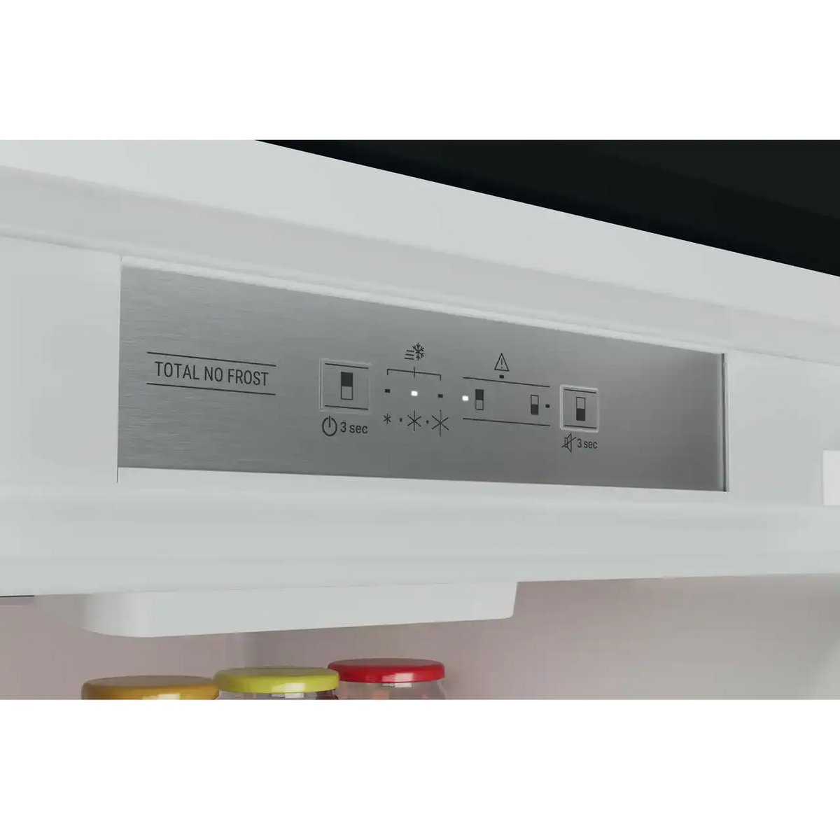 Hotpoint HTC20 T322 UK (63) 194cm Extra Tall 280L 70/30 Integrated No Frost Fridge Freezer - Sliding Door Hinge - E Rated - (Ex Display) - HW182863