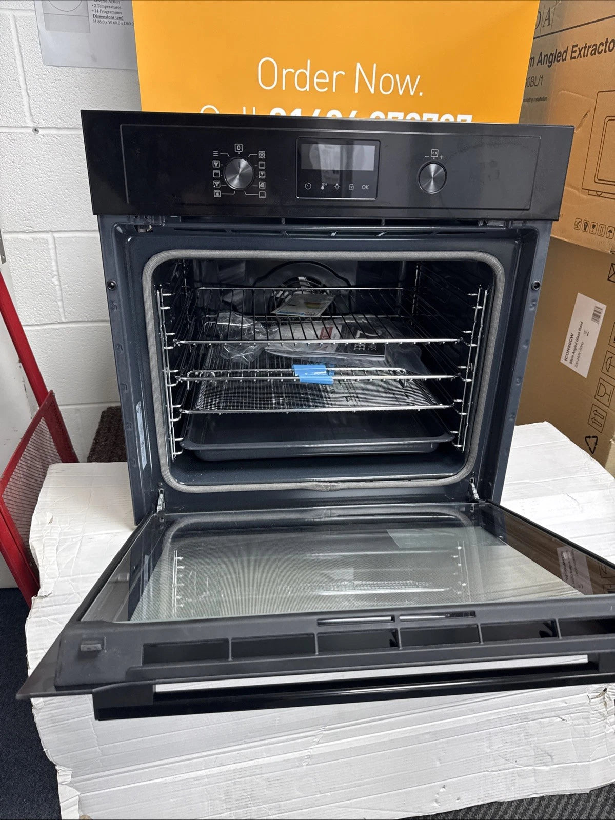 AEG BPX535A61B (22) 3000 Built-in Single Electric Oven with AirFry and Pyrolytic Self Cleaning - A+ Rated - (Ex Display) - HW182563