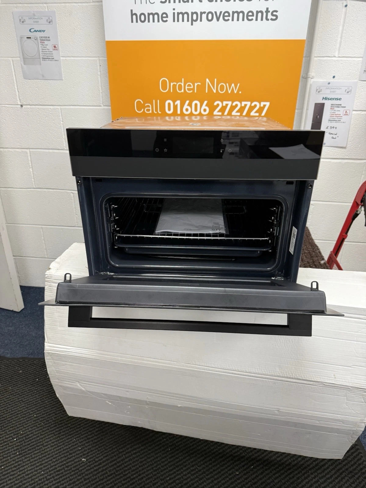 AEG KMK768080T (93) 7000 Series CombiQuick Built In Microwave Oven with Enamel Cleaning in Matt Black - (Ex Display) - HW181893