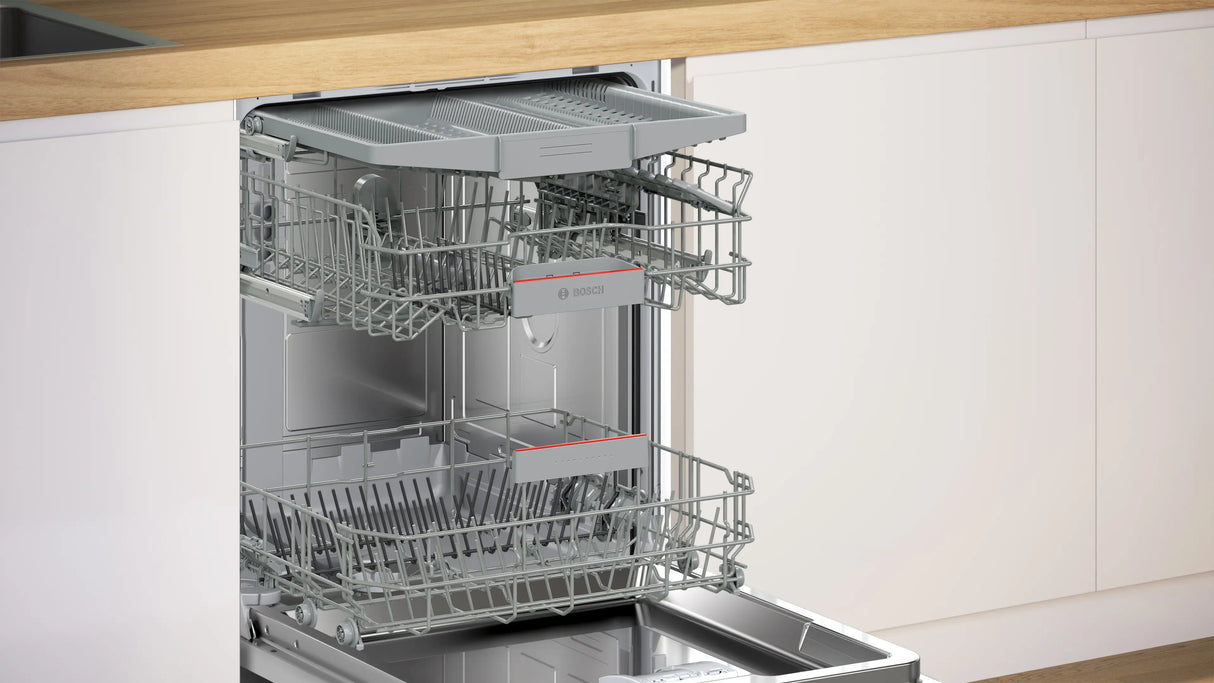 Bosch Series 4 SMV4HVX00G (89) 14-Place Settings Integrated Dishwasher with Top Cutlery Tray - D Rated - (Ex Display) - HW182389