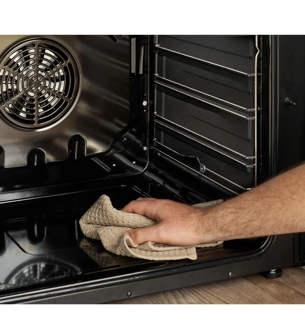 Belling 444412058 FSA Vision 60Ei BSS (72) 60cm Electric Induction Cooker with Double Oven in Black - (Ex Display) - HW182372