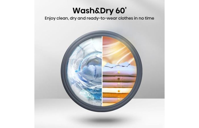 Hisense WD3M841BWI 8+6KG 1400 Spin Integrated Washer Dryer in White - B/E Rated - POHW0044