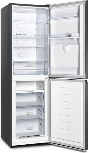 Hisense RB327N4WBE 55cm Wide 182.5cm Tall Fridge Freezer in Black