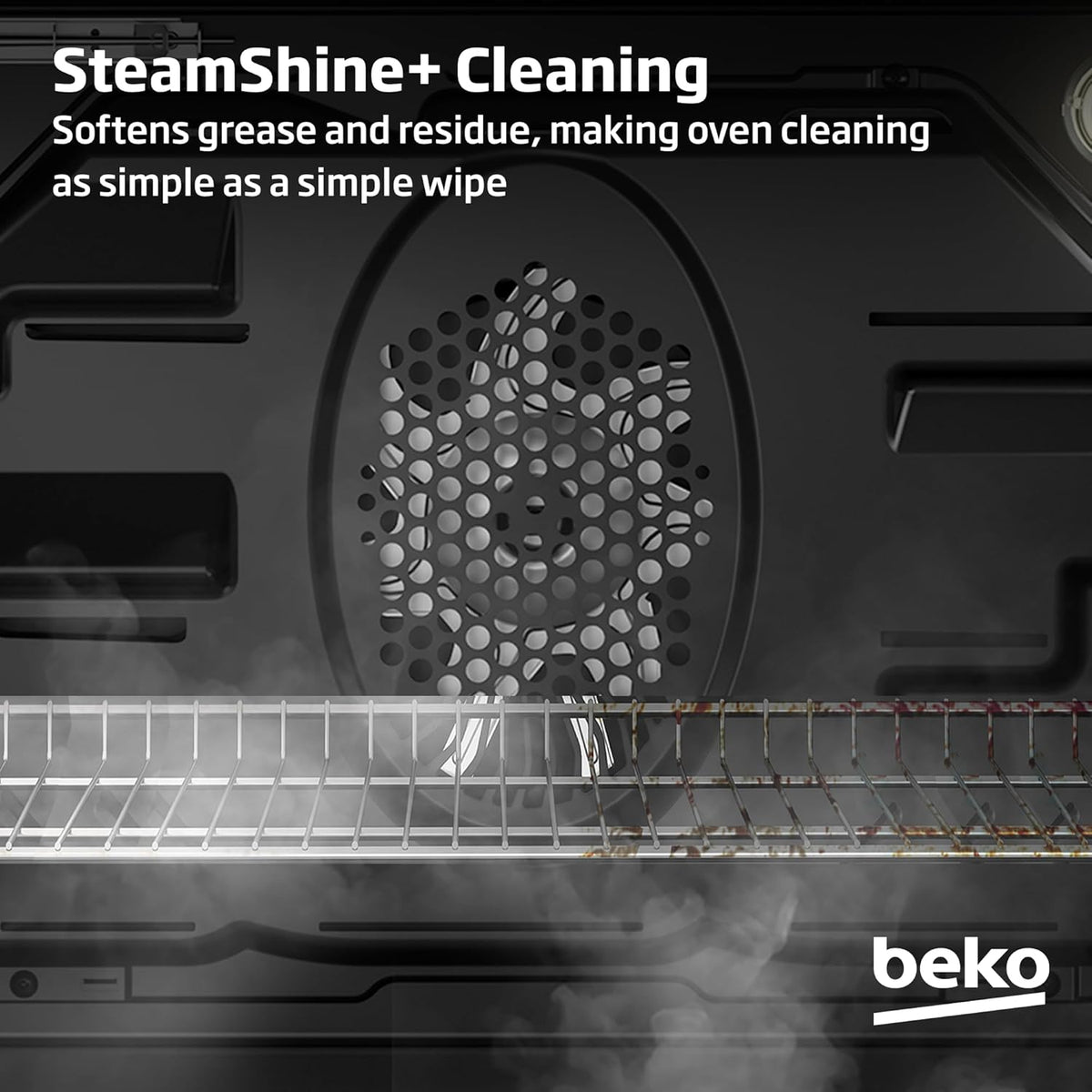 Beko RecycledNet® BBXDF22300S (86) Built In Double Oven in Silver - A/A Rated -( Ex display - HW182686