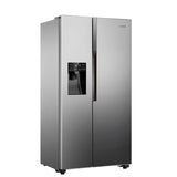 Teknix Side by Side American style Fridge Freezer in Inox Silver THSBS1791INX