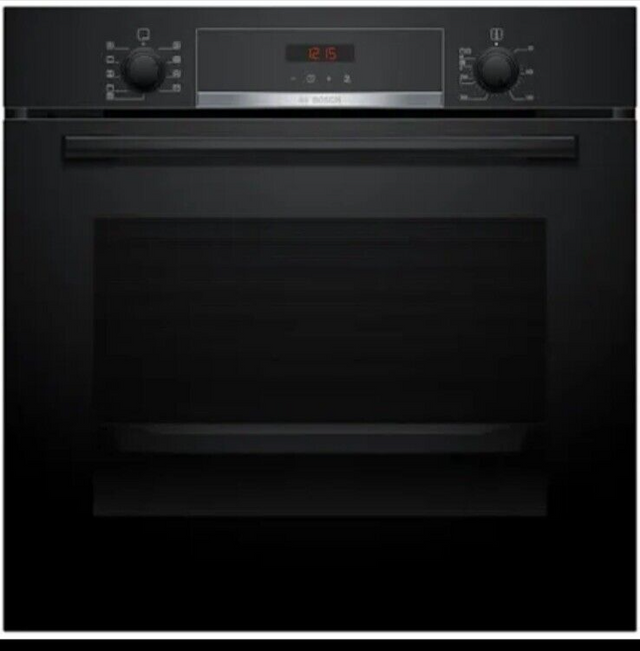 Bosch HBS573BB0B Pyrolytic Self Cleaning Built In Electric Single Oven in Black from HomeWise