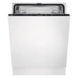 AEG 3000 FSB42607Z Air Dry Fully Integrated Built In Dishwasher - Black Control Panel with Sliding Door Fixing Kit. Stock Photo
