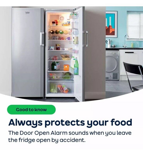 Beko BLSD4V577 (16) Built In HarvestFresh™ Tall Larder Fridge - 309 Litres - E Rated - (Ex Display) - HW182575
