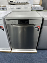 Teknix TFD616S 14 Place Settings Full Size Freestanding Dishwasher with Top Cutlery Tray in Stainless Steel showroom photo front