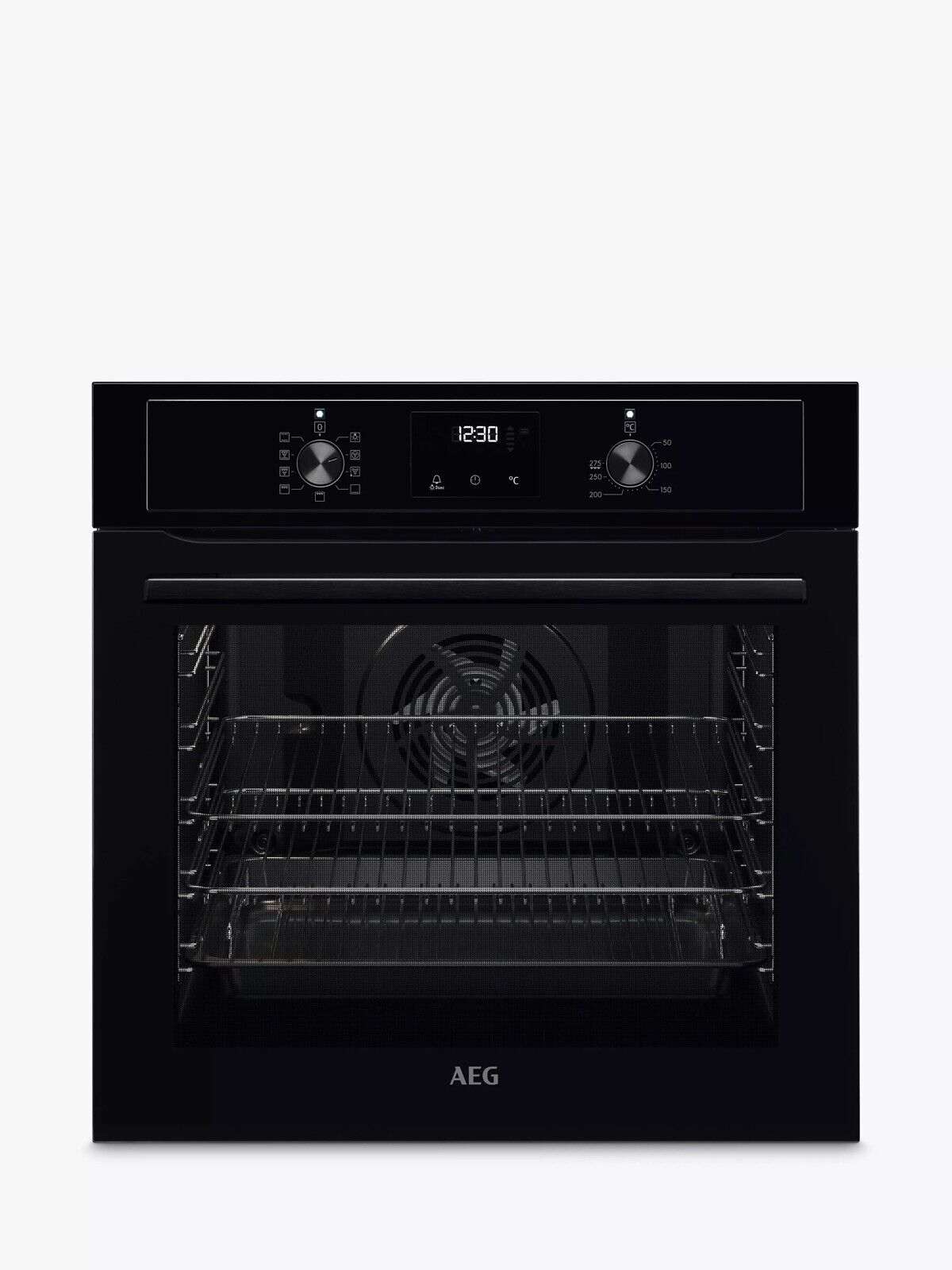 AEG BEX335011B (29) 3000 Series SurroundCook Built-in Electric Single Oven in Black - A Rated - (Ex Display) - HW182329