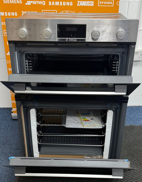 Bosch Series 2 MHA133BR0B (89) Built In Electric Double Oven in Stainless Steel - A Rated - (Ex Display Blemished ) - HW182689