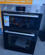 Bosch Series 2 MHA133BR0B (19) Built In Electric Double Oven in Stainless Steel - A Rated - (Ex Display) - HW182519