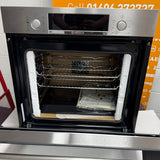Bosch Series 4 HQA574BS3B (23) Electric Single Oven with Pyrolytic Self Cleaning in Stainless Steel - (Ex Display) - HW182523