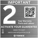 Teknix TSFG1385W 161 Litre Single Door Freezer in White - E Rated - POHW0094 **Suitable for Garage Use  (-15°C)**