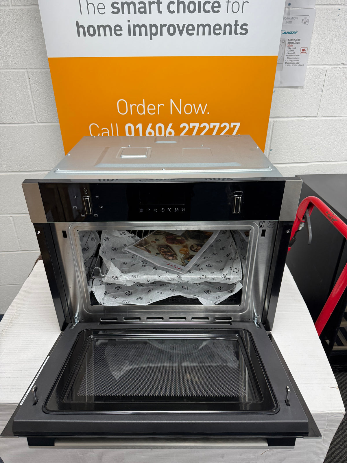 Neff C1AMG84N1B N50 (54) Built-In Combination 900W Microwave Oven in Stainless Steel - (Ex Display) - HW182854