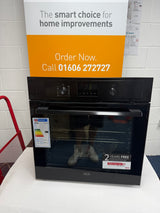 AEG BPX535061B (21) Built-In Electric Single Oven with Pyrolytic Self Cleaning in Black - A Rated - (Ex Display) - HW182566
