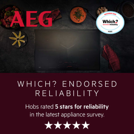 AEG IKE64450FB 60cm 4-Zone Induction Hob with Multibridge Surface - (Tatty Box) - HW181829-01