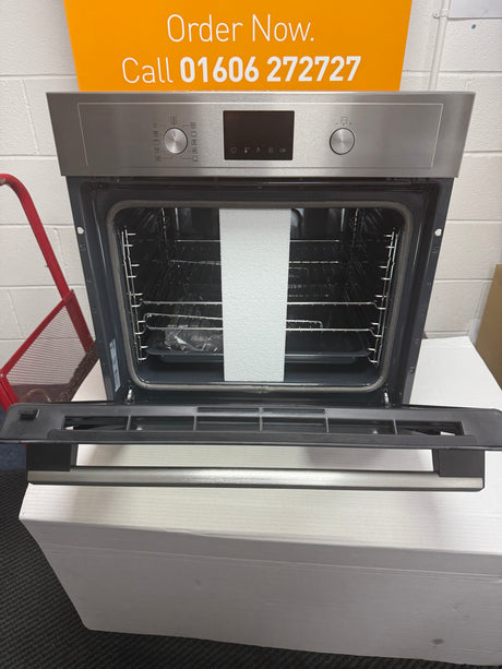 AEG BPX535061M (62) SurroundCook Built-In Electric Single Oven with Pyrolytic Self Cleaning in Stainless Steel - A+ Rated - (EX Display) - HW182562