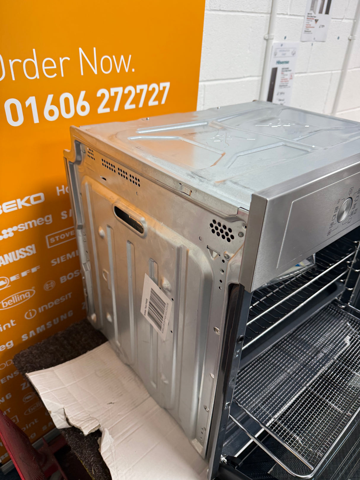 AEG BEX535A61M (32) 3000 Built-in Electric Single Oven with AirFry and Aqua Clean in Stainless Steel - A+ Rated - (Blemished) - HW182532
