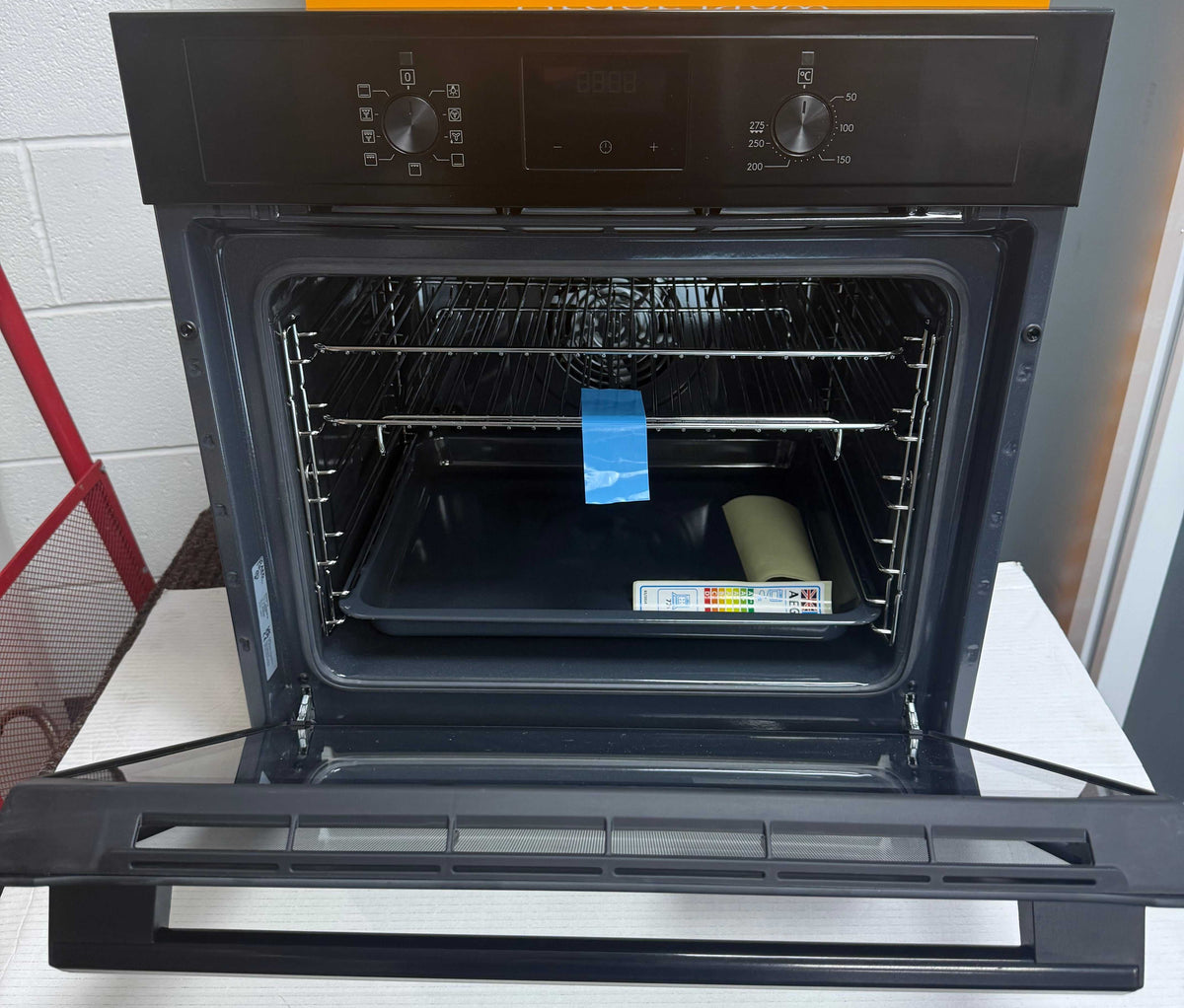 AEG BEX335011B (40) 3000 Series Surround Cook Built-in Electric Single Oven in Black - A Rated - (Ex Display) - HW182840