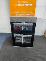 Beko RecycledNet® BBXDF21000S (97) Built In Double Oven in Silver - A/A Rated ex display HW182397