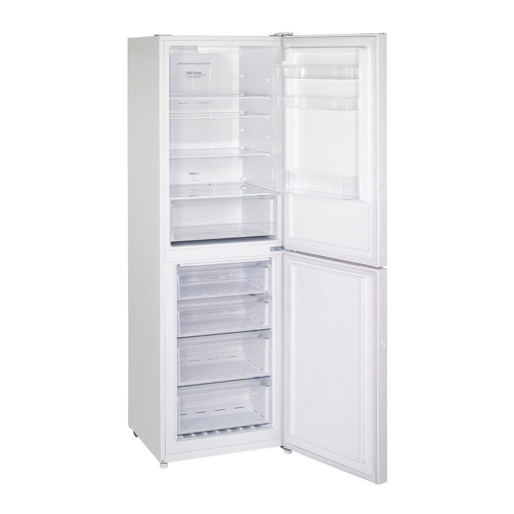 Teknix FF1860W/E 185cm 308 Litre Total No Frost Fridge Freezer in White - E Rated - POHW0011