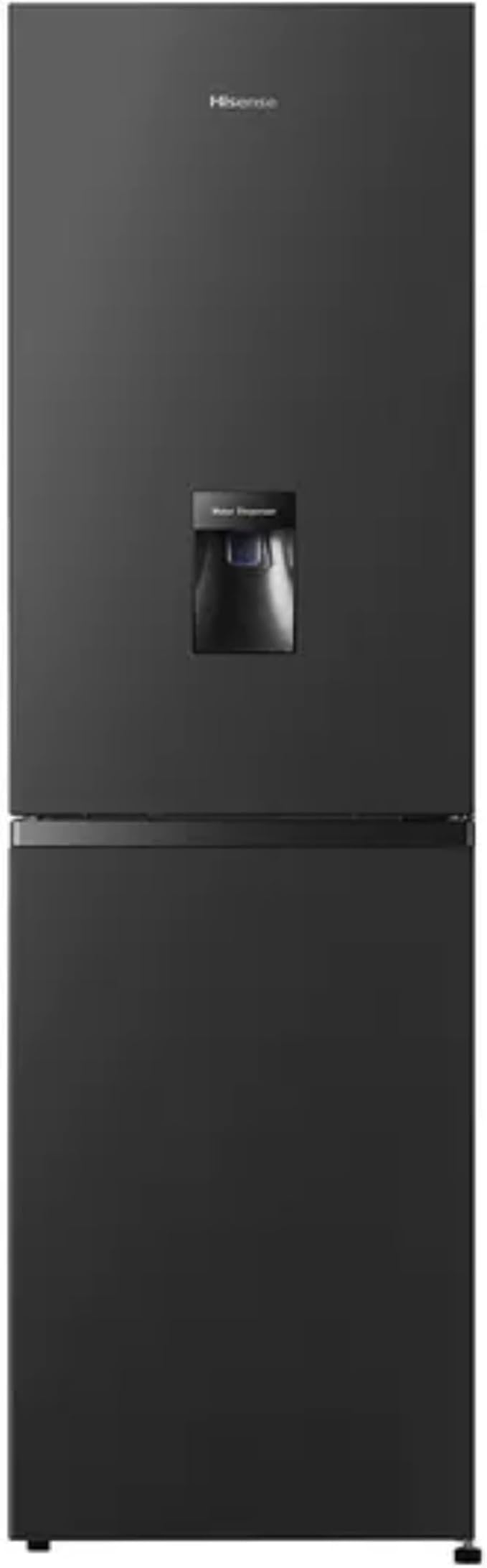 Hisense RB327N4WBE 55cm Wide 182.5cm Tall Fridge Freezer in Black