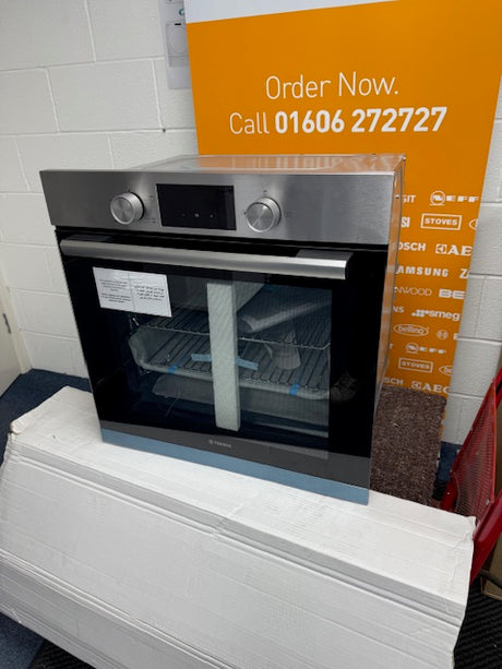 Teknix BITK264GSX 69 Litre Gas Oven with Digital Clock in Stainless Steel - LPG Convertible - POHW0141