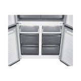 Teknix TMD19091SIBI 505 Litres Multi Door American Fridge Freezer in Dark Inox - E Rated Stock photo double freezer compartmnt