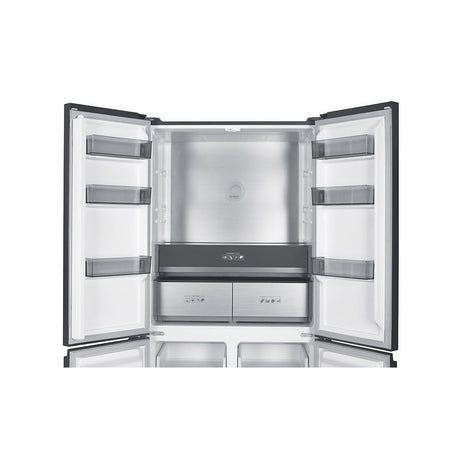 Teknix TMD19091SIBI 505 Litres Multi Door American Fridge Freezer in Dark Inox - E Rated Stock photo top refrigeration cavity
