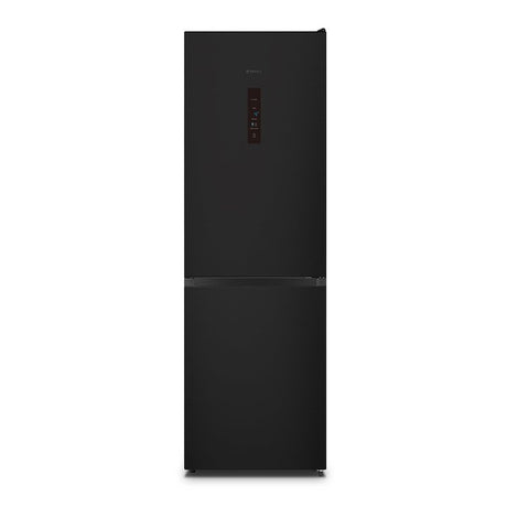 Tecknix 304 Litre Total No Frost Fridge Freezer in Black Inox FFH1865BIX from HomeWise