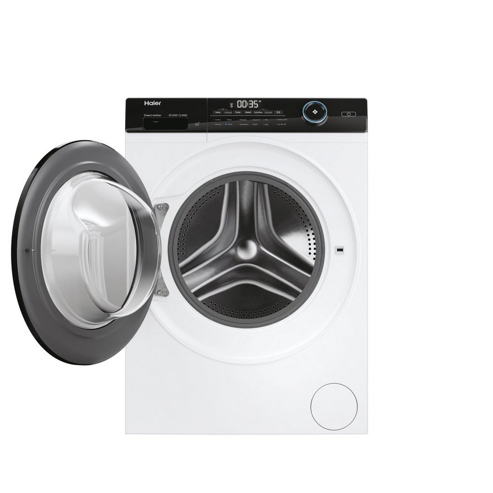 Haier HWD90-B14959U1 9+6 KG 1400 Spin, Smart WiFi Enabled, Washer Dryer Stock photo door open