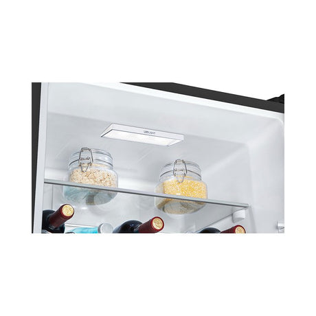 Tecknix 304 Litre Total No Frost Fridge Freezer in Black Inox FFH1865BIX from HomeWise