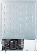 Teknix BITHUZ4 Integrated Undercounter Freezer - Built In with 101 Litre Capacity - Reversible Door - Digital Controls - White [Energy Class E] stock photo Back of appliance