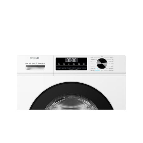 Teknix TK3W1014XW 10KG 1400 Spin Washing Machine in White  - A Rated - 3 Year Guarantee - POHW0100