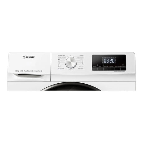 Teknix TKW12142HW Series 2 12KG 1400 Spin Washing Machine in White - A Rated - POHW0139