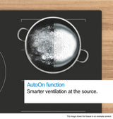 Bosch PVQ731H26E (59) Series 6 70cm 4-Zone Venting Induction Hob in Black - (Tatty Box) - HW181959-01