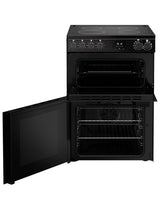 Belling 444412058 FSA Vision 60Ei BSS (72) 60cm Electric Induction Cooker with Double Oven in Black - (Ex Display) - HW182372